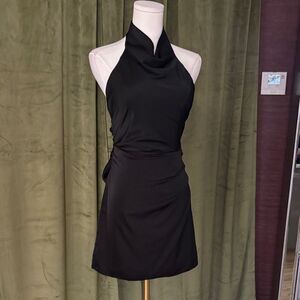 Etiquette halter neck mini dress, S